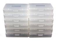 12 Pcs Gameboy Cartridge Cases for GBA SP GBM Plastic Dust Protection Covers