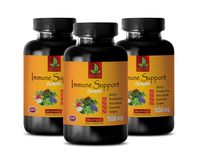 Immunity and antioxidant - Immune Support Complex 1550 MG - Grape Seed Supplement - 3 Bottles 180 Capsules