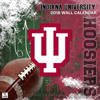 Turner Indiana Hoosiers 2016 Team Wall Calendar, September 2015 - December 2016, 12 x 12" (8011834)