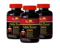 Testosterone Booster Extra Strength - LIBIDO Booster Advanced Complex for Men - Maca - 3 Bottles (180 Capsules)