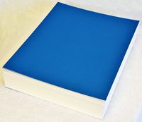 topseller100, Pack of 50 sheets 11x14 UNCUT matboard / mat boards (Blue)