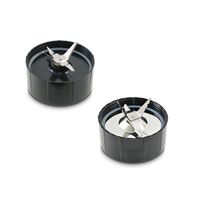 Pack of Cross Blade and Ice Shaver Blade- Spare Replacement Parts for Magic Bullet Blender, Juicer and Mixer (Model MB1001)