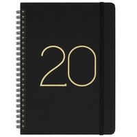 2020 Planner - Weekly & Monthly Planner with Tabs, January 2020 - December 2020, Flexible Cover with Twin-Wire Binding, Banded, 6.45" x 8.45"