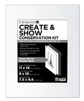 Crescent Creative Products Create and Show Conservation Kit, 11" by 14", Super White