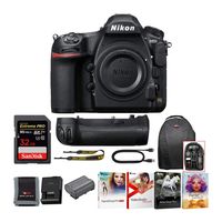 Nikon D850 FX-Format Full Frame DSLR Camera with Nikon Battery Grip, Pro 32GB SD Card, Corel Software and Accessory Bundle