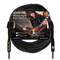 ChromaCast Michael Angelo Batio Pro Series Straight Instrument Cable, Black, 30 ft (CC-PSCBLSS-30-MAB)