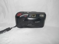 Canon Sure Shot Joy 35mm Film Camera w/ Canon Lens 35mm 1:4.5 Camera (Black Color Version)