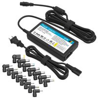 NEW POW 70W Universal Laptop Charger Multi Tips AC Adapter Power Cord for ASUS DELL HP Acer Lenovo Sony Toshiba IBM Samsung(Automatic Voltage 15 Tips