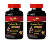 Blood Sugar reducing Supplement - African Mango Extract 1200MG - Super African Mango 1200-2 Bottles (120 Capsules)