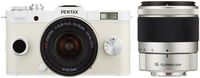 Pentax single-lens camera (Pure White) double zoom kit regular color PENTAX Q-S1