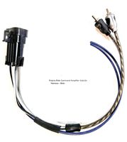 Polaris Ride Command 7" Display Add-On Amplifier Harness - Female - Plugs into Factory Wiring Harness. Easily add an External Amplifier (Male RCA Ends)