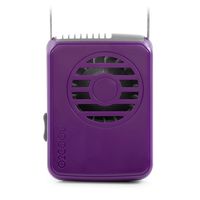 O2COOL FN02001 Deluxe Necklace, Purple Personal Fan, Universal
