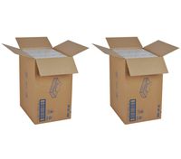 Tork Universal TF6710A Facial Tissue, Flat Box, 2-Ply, 8.2" Width x 7.9" Length, White (Case of 30 Boxes, of 100 per Box, 3,000 Sheets) (Тwo Рack)