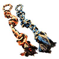 BK PRODUCTS LLC Dog Toys for Aggressive Chewers - Set of 2 Heavy Duty XL Dog Rope Toy for Large Breed Puppy - Medium and Large Dogs for Chewing, Teething, Tug of War