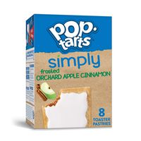 Simply Pop-Tarts, Toaster Pastries, Frosted Orchard Apple Cinnamon, Non-GMO Project Verified, 13.5oz Box (1 Pack 8 Count)