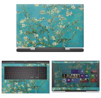 decalrus - Protective Decal Floral Skin Sticker for Dell Inspiron i7577 / 7577 (15.6" Screen) case Cover wrap DEinspironi7577-230