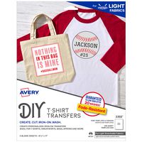 Avery InkJet Stretchable Transfer Sheets, 5 Pack (03302)