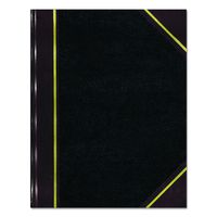 NATIONAL Texhide Series Record Book, Black, 10.375" x 8.375", 300 Pages (56231)