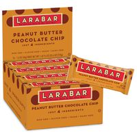 Larabar Gluten Free Bar, Peanut Butter Chocolate Chip, 1.6 oz Bars (16 Count)