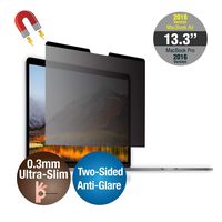KAEMPFER Easy On/Off Magnetic Ultra-Thin Reversible Using Anti-Blue Light Anti-Glare Privacy Screen Protectors Filter for Apple MacBook Pro 13" 2016-current Model, New MacBook Air 13" 2018