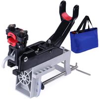 PLUSINNO Fishing Boat Rods Holder with Large Clamp Opening 360 Degree Adjustable Fishing Rod Racks Folding Holder (RH60-SX)