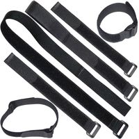 Ceeyali 30 Pack 8"/12"/16"/20" Reusable Hook and Loop Fastening Cable Ties Cable Straps for Wires Organizer and Daily Goods Management (10 Pack 20cm + 10 Pack 30cm + 5 Pack 40cm + 5 Pack 50cm)