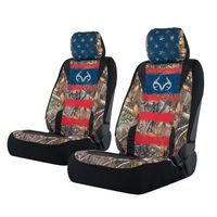 Realtree Camo Low Back Seat Covers | Edge/Americana | 2 Pack