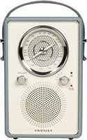Crosley CR3034A-TN Mockingbird Vintage Portable Am/FM/Bluetooth Radio, Tourmaline
