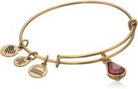 Alex and Ani January Birth Month Charm with Swarovski Crystal Rafaelian Gold Bangle Bracelet