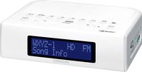 Sangean HDR-15 HD Am/Fm-Rbds Digital Tuning Clock Radio with USB Phone Charging, White