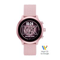 Michael Kors Access Women's MKGO Touchscreen Aluminum and Silicone Smartwatch, Blush/Pink-MKT5070
