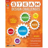 Creative Teaching Press STEAM Design Challenges Resource Book, Gr. 2, CTP (8209)