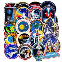 Vinyl Universe NASA Stickers Pack 45 Pcs Space Explorer Stickers Astronaut Decals for Laptop Ipad Car Luggage Water Bottle Helmet