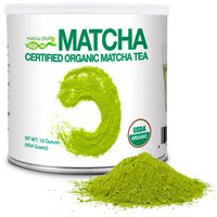 MatchaDNA 1 LB Certified Organic Matcha Green Tea Powder (16 OZ TIN CAN)