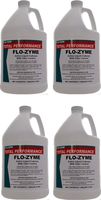 Flo-Kem 5195 Flo-Zyme Commercial Bio-Enzyme Drain Opener/Deoderizer with Pleasant Scent, 1 Gallon Bottle, Milky White (Fоur Расk)
