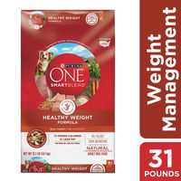 Purina ONE Weight Management, Natural Dry Dog Food, SmartBlend Healthy Weight Formula - 31.1 lb. Bag