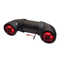 Bazooka 6" ATV-TUBE Off Road Bluetooth Speaker System with LED Illumination (Black)