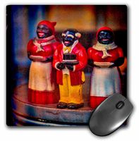 3dRose LLC 8 x 8 x 0.25 Inches Mouse Pad, Window Figurines Ceramics Vintage (mp_123814_1)