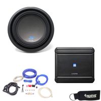 Alpine MRV-M500 Amplifier and a S-W10D4 S-Series 10" Dual 4-Ohm Subwoofer - Includes Wire kit