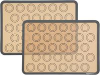 AmazonBasics Silicone Macaron Baking Mat, 2-Pack