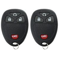 KeylessOption Keyless Entry Remote Control Car Key Fob Replacement for 15114374 (Pack of 2)