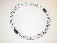 Automotive Copper Wire, TXL, 20 GA, AWG, GAUGE Truck, Motorcycle, RV, General Purpose. Order by 3pm EST Shipped Same Day (1 color 25') (WHITE/BLACK)