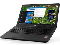 HP 15 Notebook, 15.6" SVA HD, AMD Dual-Core 2200U Upto 3.4GHz, 16GB RAM, 512GB SSD, DVD-RW, HDMI, Card Reader, Wi-Fi, Bluetooth, Windows 10 Pro