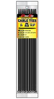 Pro Tie B14SSP25 14-Inch Stainless Steel Pawl Cable Tie, UV Black Nylon, 25-Pack