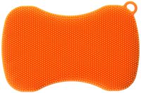 Kuhn Rikon 20128, Orange Stay Clean Scrubber, 5" x 3"