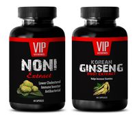 antioxidant Herbs - NONI - Korean Ginseng - Combo - noni Natural - (2 Bottles Combo)