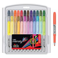 BIC Intensity Fashion Permanent Markers, Fine Point, Assorted Colors, 36-Count
