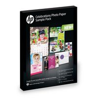 HP Photo Paper, Assortment (5x7, 8.5x11, envelopes) 12 sheets