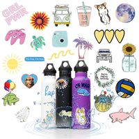 Stickers for Hydroflasks, Ksndurn Water Bottle Stickers - Vsco Stickers - Laptop Stickers - Skateboard Stickers - Funny Stickers - Cute Stickers 50 Pcs Sticker Pack