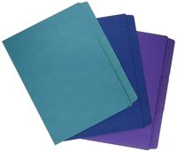 Smead SuperTab Organizer Folder, Oversized 1/3-Cut Tab, 2 Dividers, Letter Size, Assorted Colors, 3 per Pack (11989)